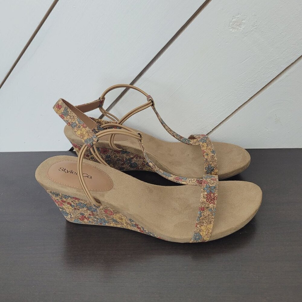 NEW Style & Co. Mulan Women 10.5 Wedge Sandals